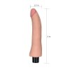 9 REAL SOFTEE Vibrating Dildo